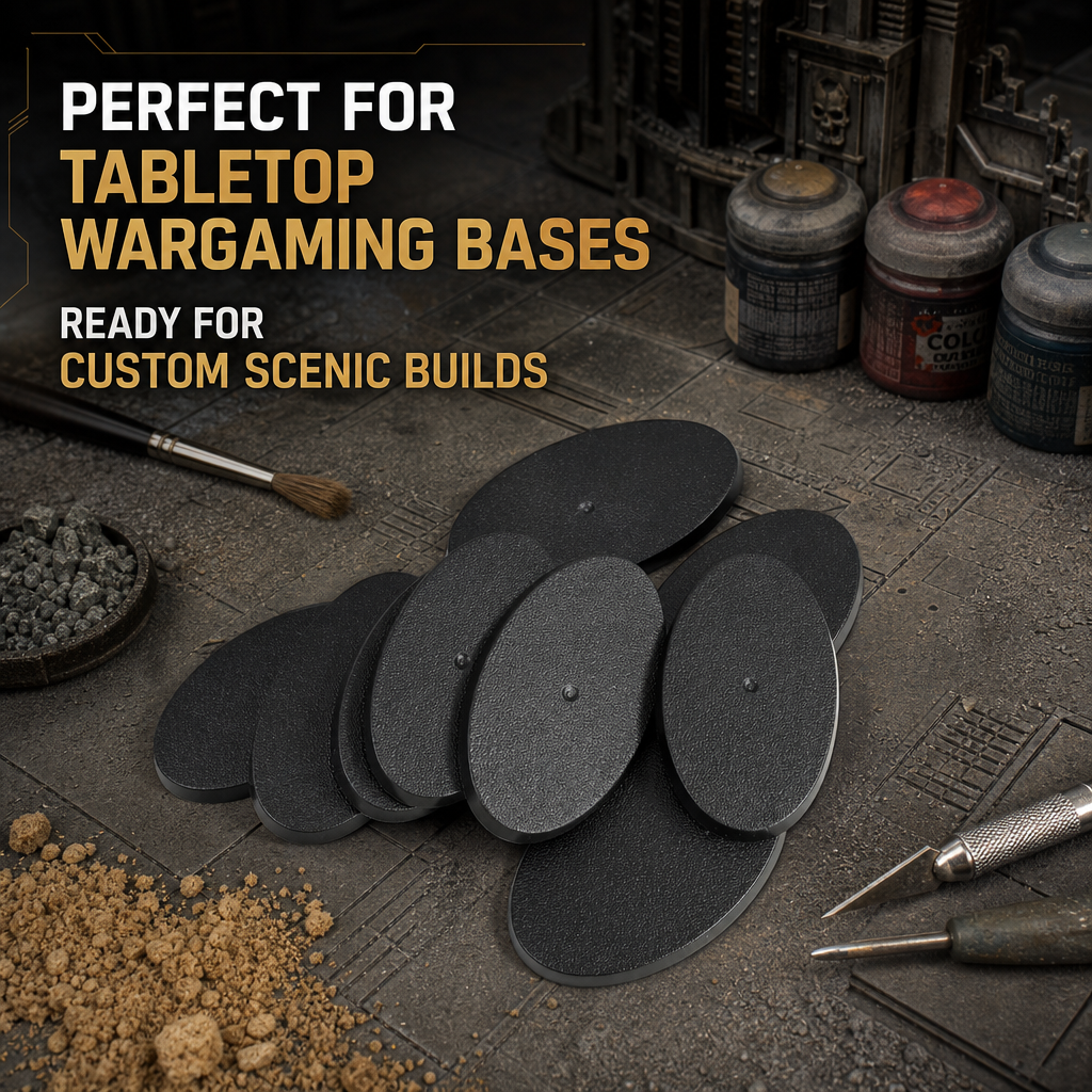 60x35mm Oval Bases