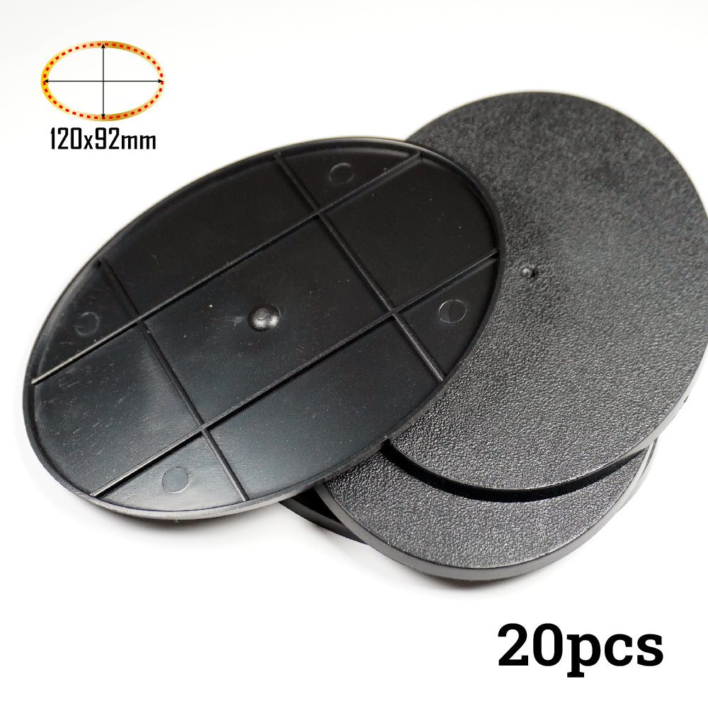 120x92mm Oval Base - Perfect for Miniature Gaming - Wargame Base World