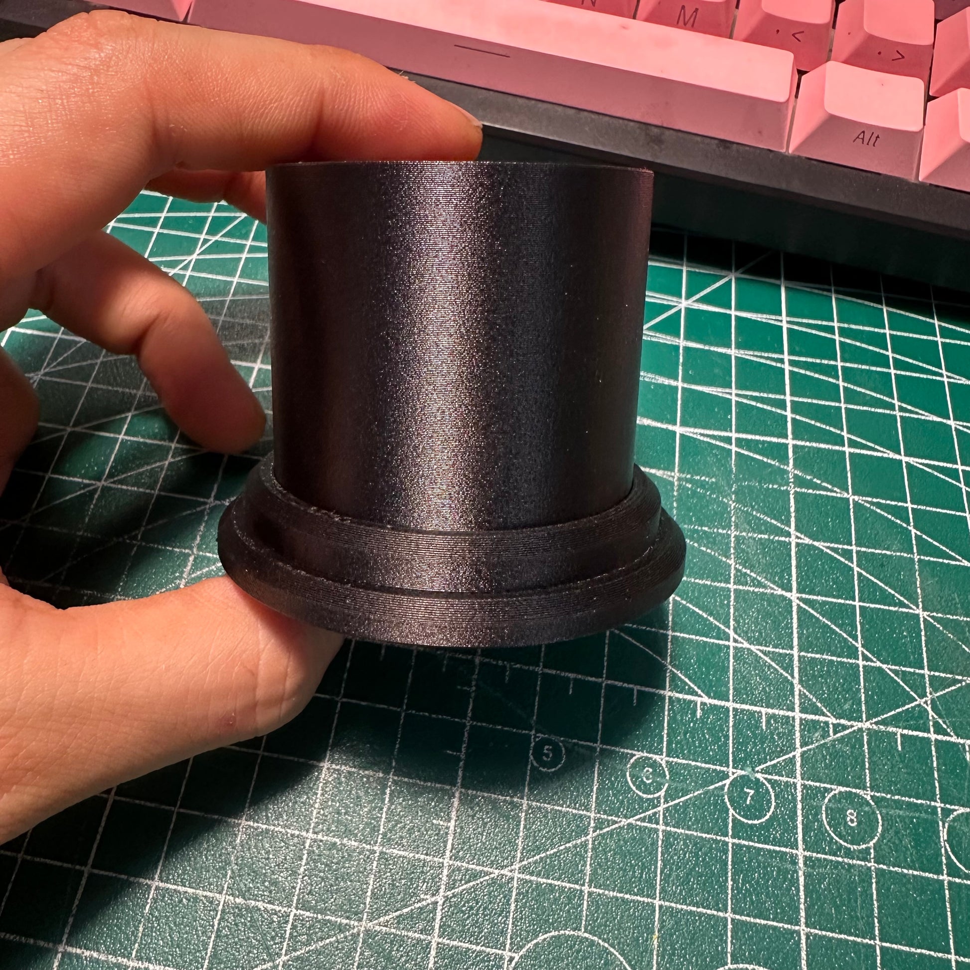 PETG Carbon Fiber Miniature Display Stand - Multiple Sizes & Heights | Wargame Base World - Wargame Base World