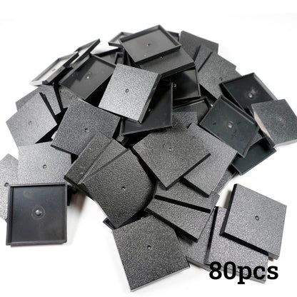 40mm Square Bases - Precision Plastic Foundation for Monstrous Infantry & Large Miniatures` - Wargame Base World