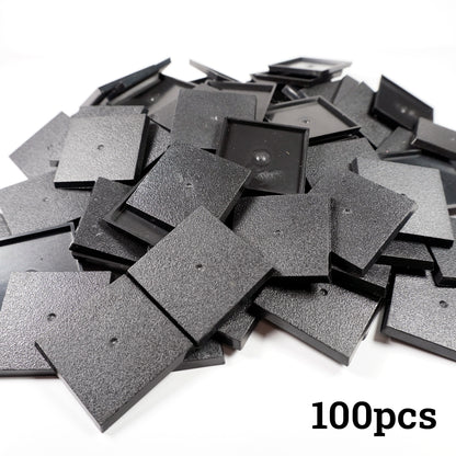 40mm Square Bases - Precision Plastic Foundation for Monstrous Infantry & Large Miniatures` - Wargame Base World