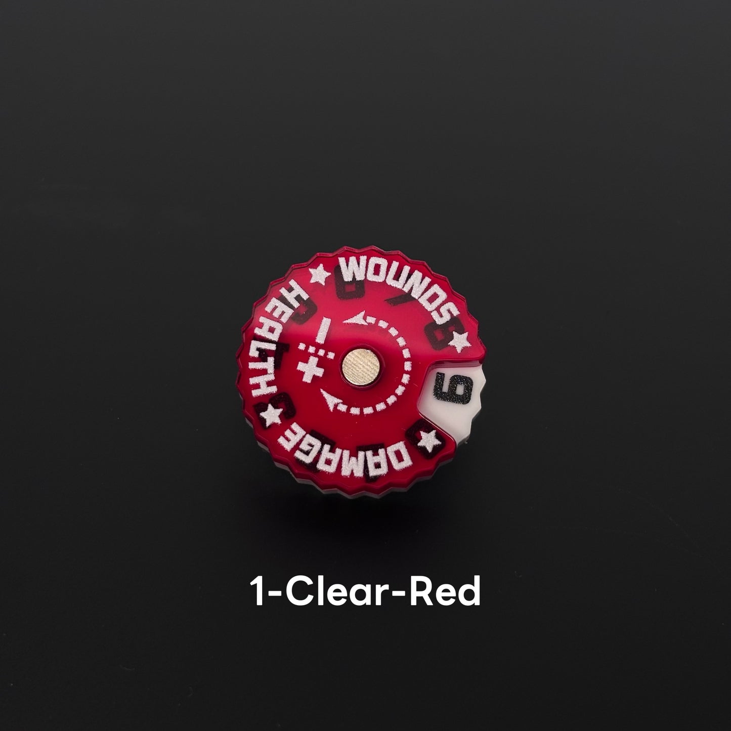 25mm 0-9 Wounds Tracker - Wargame Base World