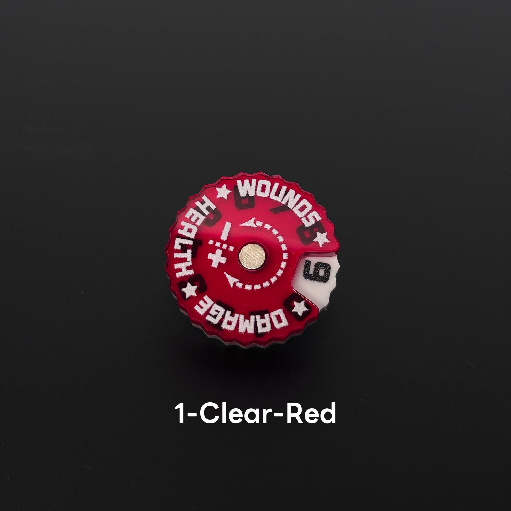 25mm 0-9 Wounds Tracker - Wargame Base World
