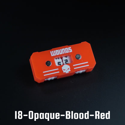 41x20mm Wounds Tracker - Wargame Base World
