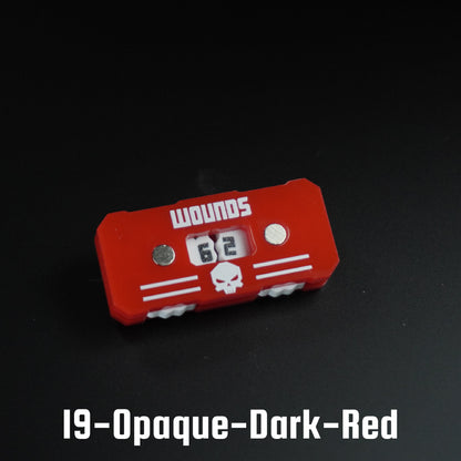 41x20mm Wounds Tracker - Wargame Base World