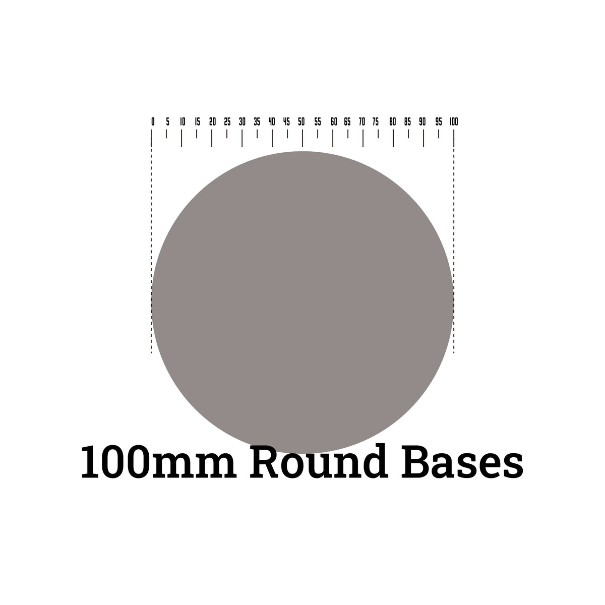 100mm Round Bases for Warhammer 40K Colossal Monsters & Super-Heavy ...