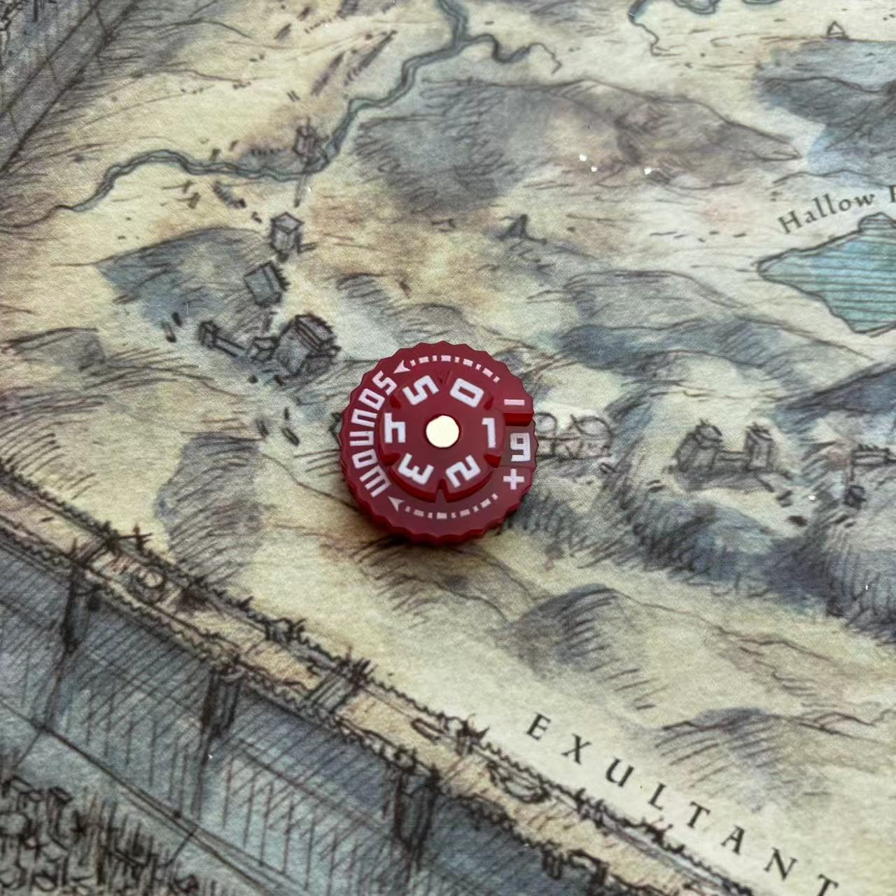25mm 0-59 Wounds Tracker - Wargame Base World