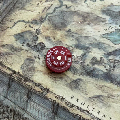 25mm 0-59 Wounds Tracker - Wargame Base World