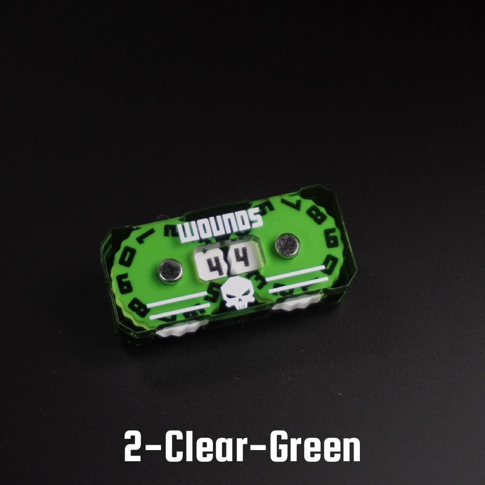 41x20mm Wounds Tracker - Wargame Base World