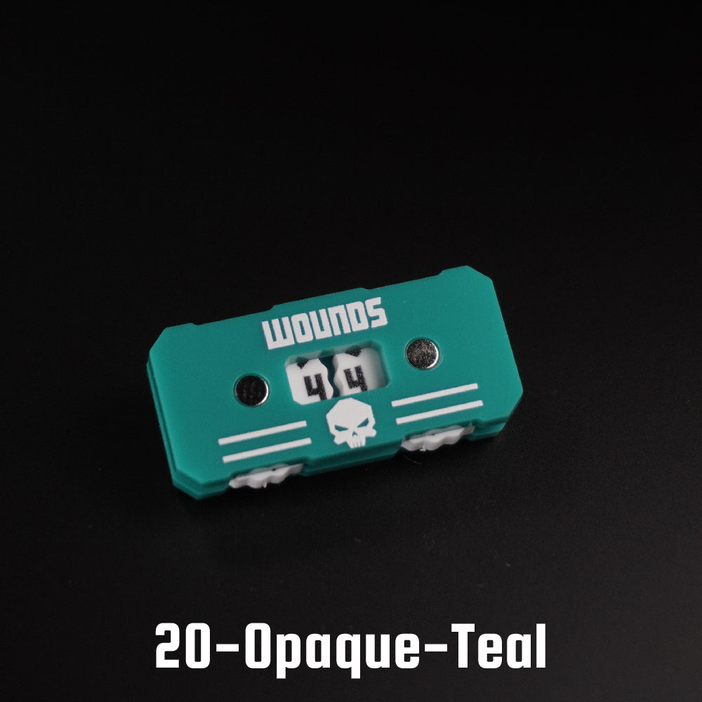 41x20mm Wounds Tracker - Wargame Base World