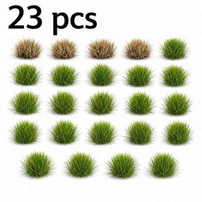 10mm 23 Round Tufts for Miniature Basing