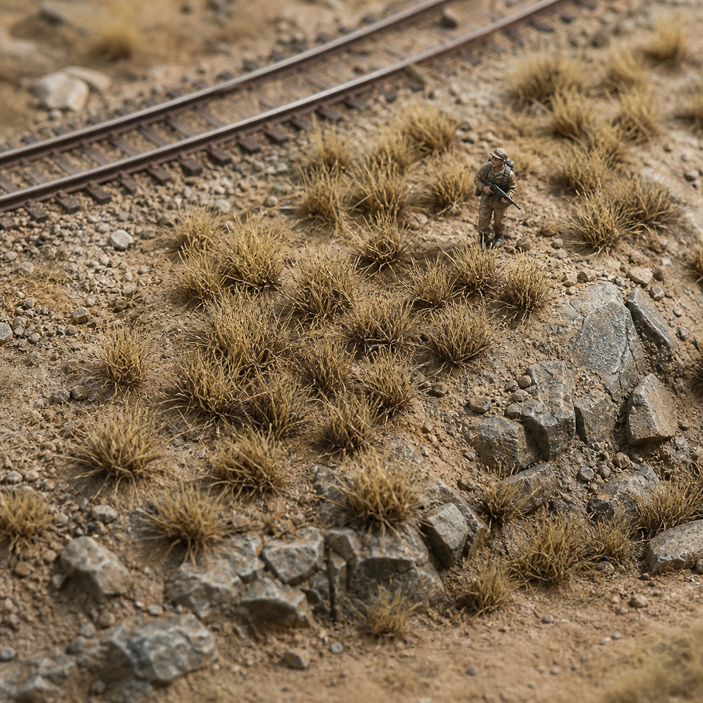 10mm 23 Round Tufts for Miniature Basing