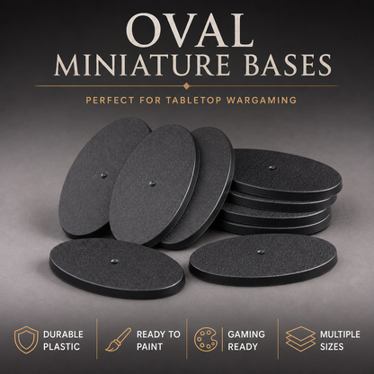 60x35mm Oval Bases