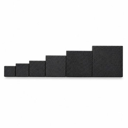 3D Printed ABS Square Bases with Magnet Slots - 20mm to 60mm