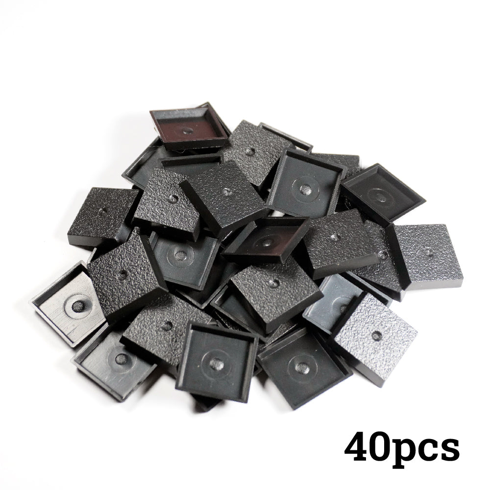100pcs 25mm Round ABS Model Bases For Wargames Table Games - Foto 6