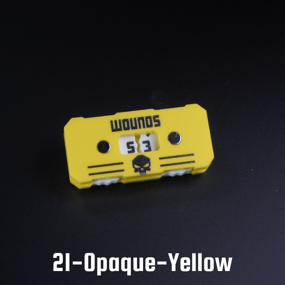 41x20mm Wounds Tracker - Wargame Base World