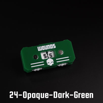 41x20mm Wounds Tracker - Wargame Base World