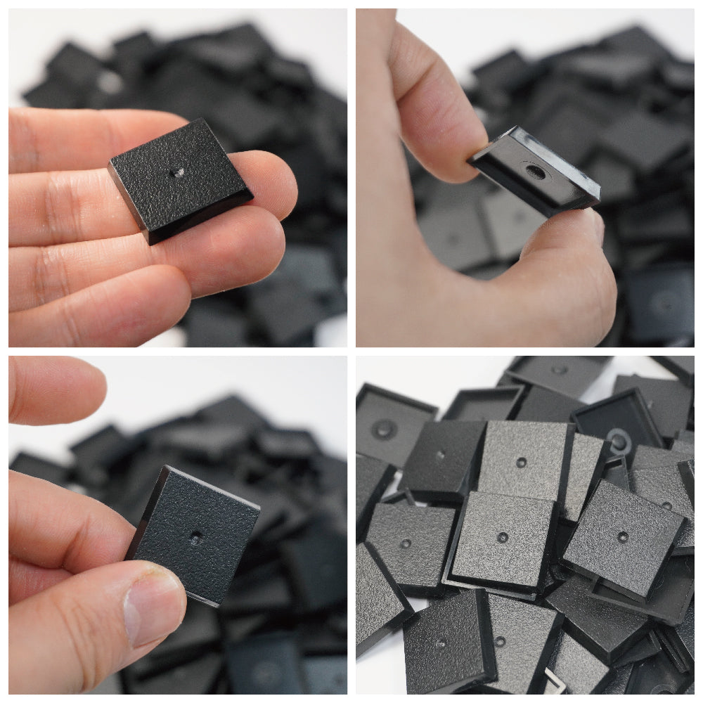 25mm Square Bases for Wargame Miniature - Wargame Base World