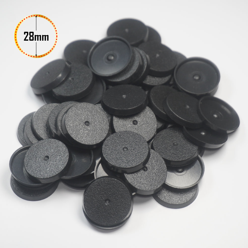 warhammer 28mm round bases