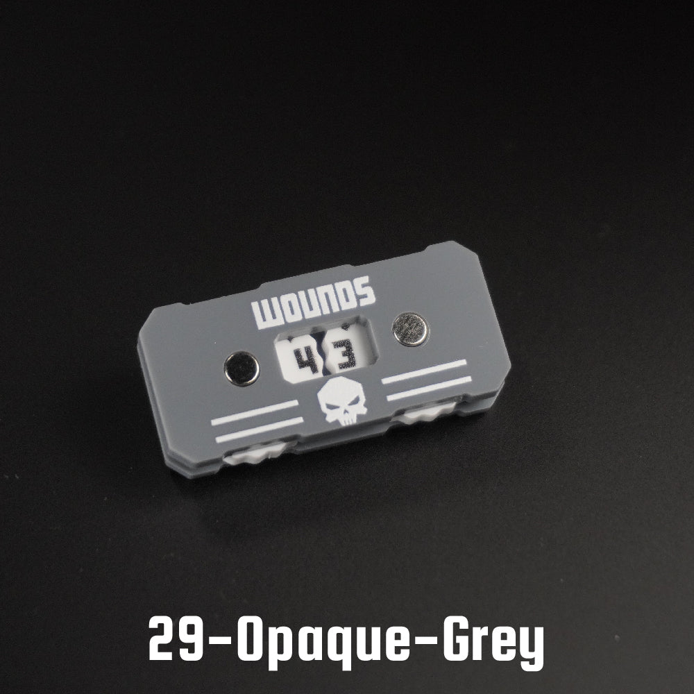41x20mm Wounds Tracker - Wargame Base World