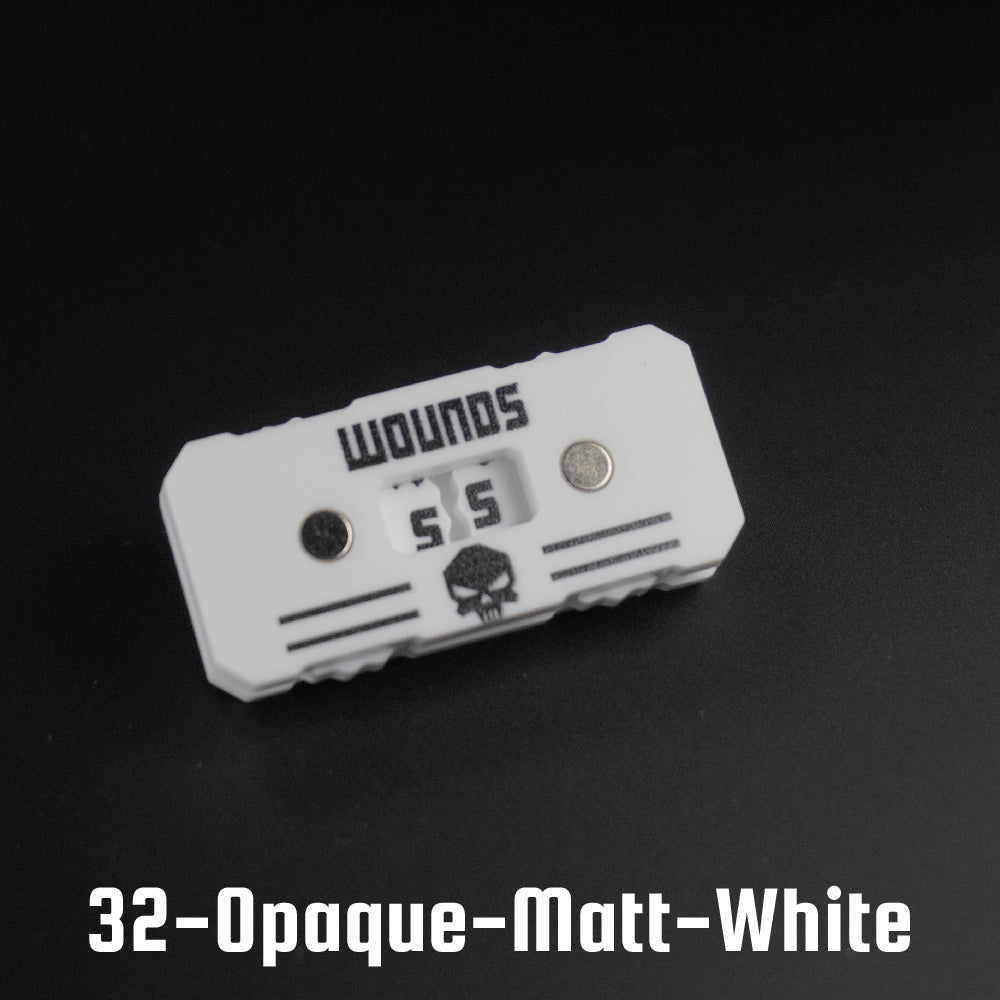 41x20mm Wounds Tracker - Wargame Base World