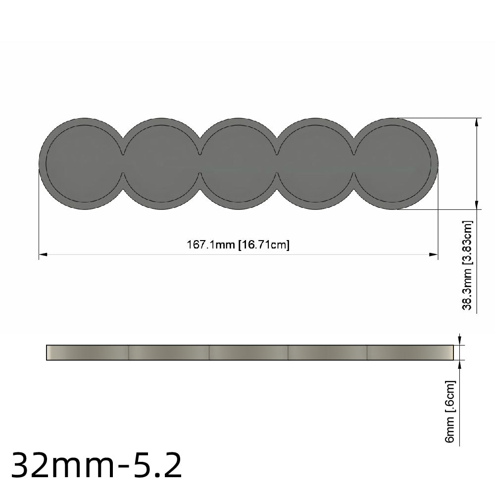 25/28.5/32/40mm Movement Tray For Warhammer