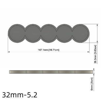 25/28.5/32/40mm Movement Tray For Warhammer Miniature - Wargame Base World
