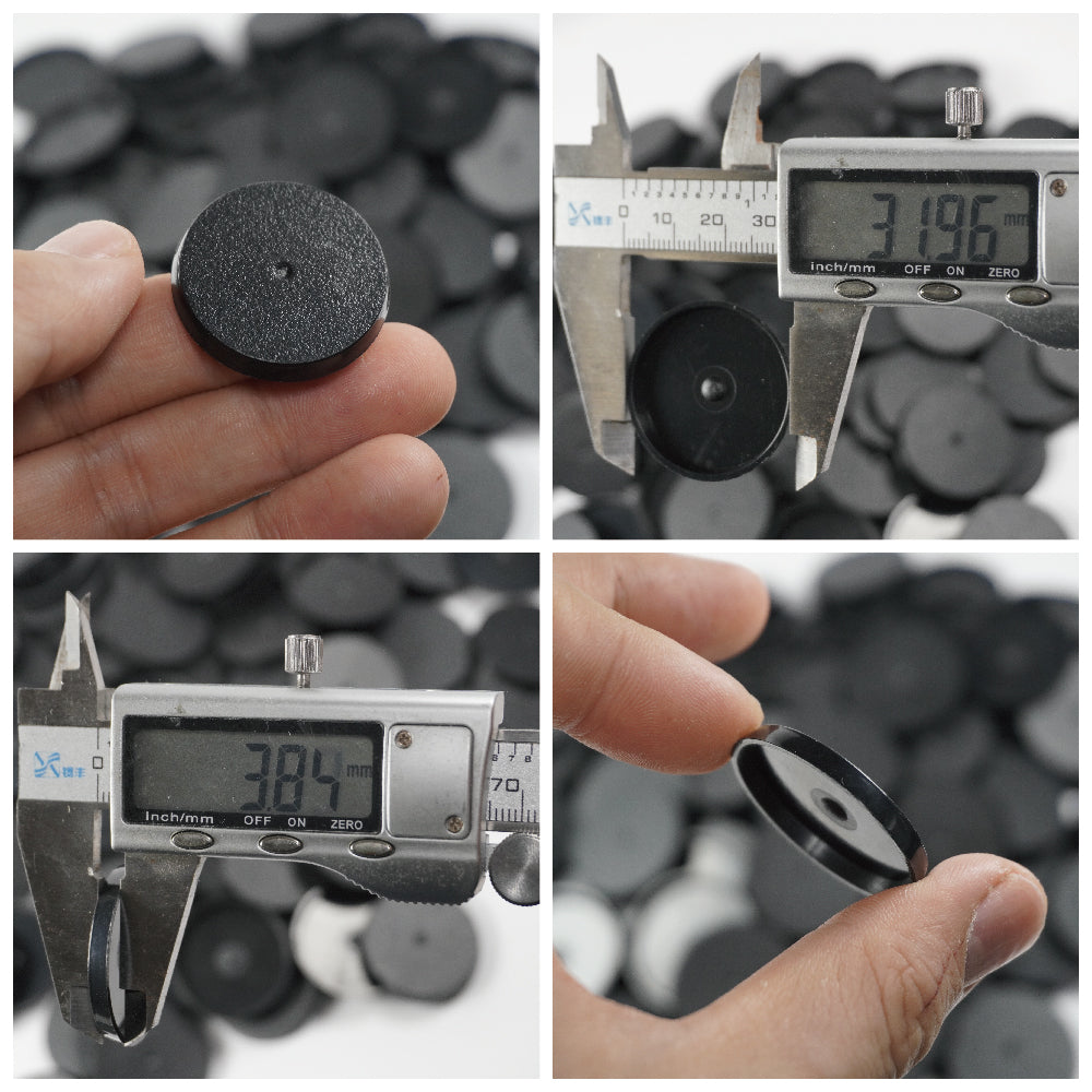 32mm Round Bases - High-Impact Plastic Foundation for 11th Edition Models - Wargame Base World