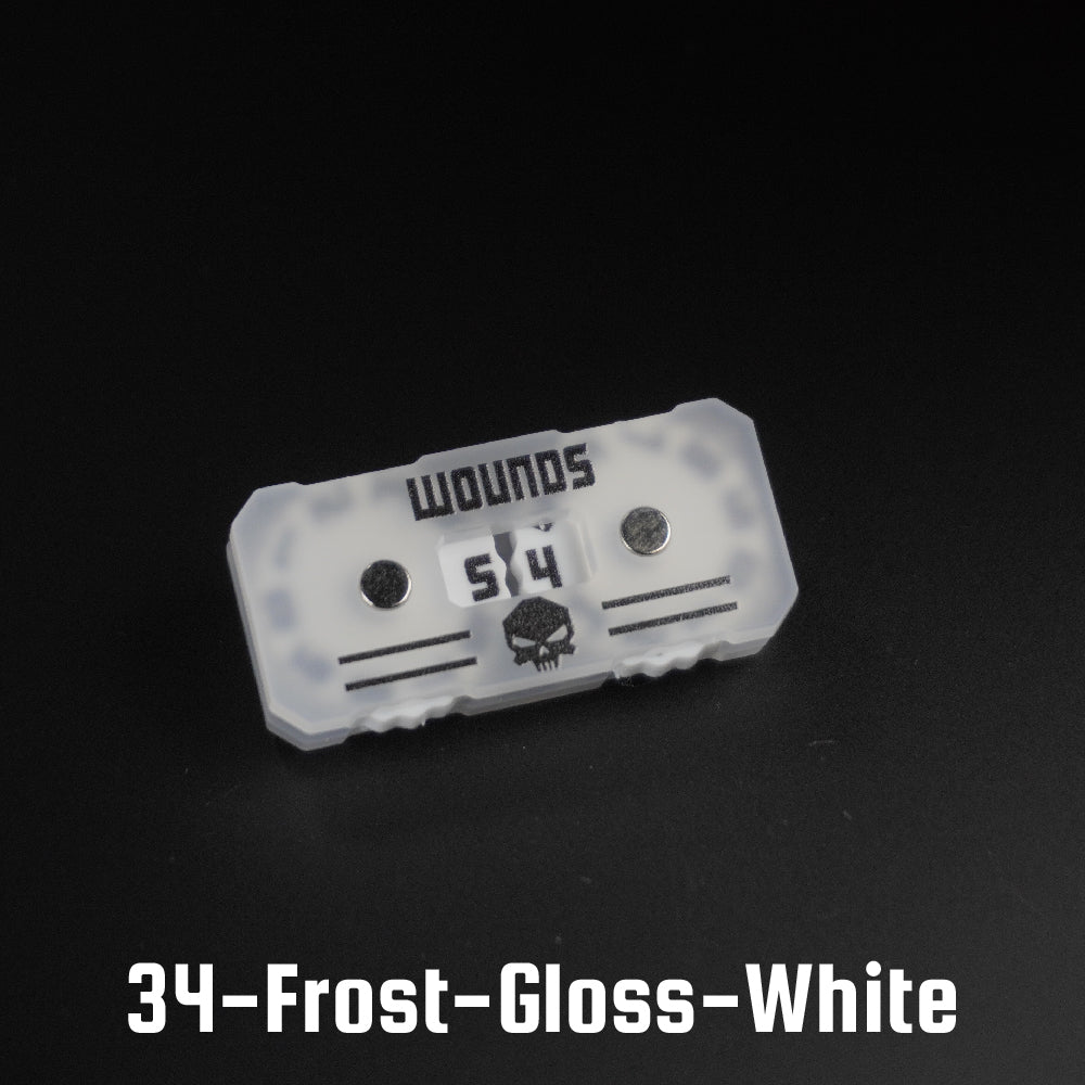 41x20mm Wounds Tracker - Wargame Base World