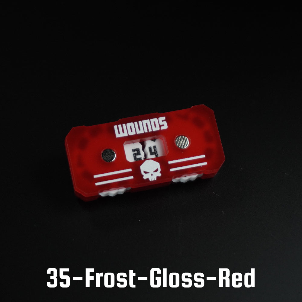 41x20mm Wounds Tracker - Wargame Base World