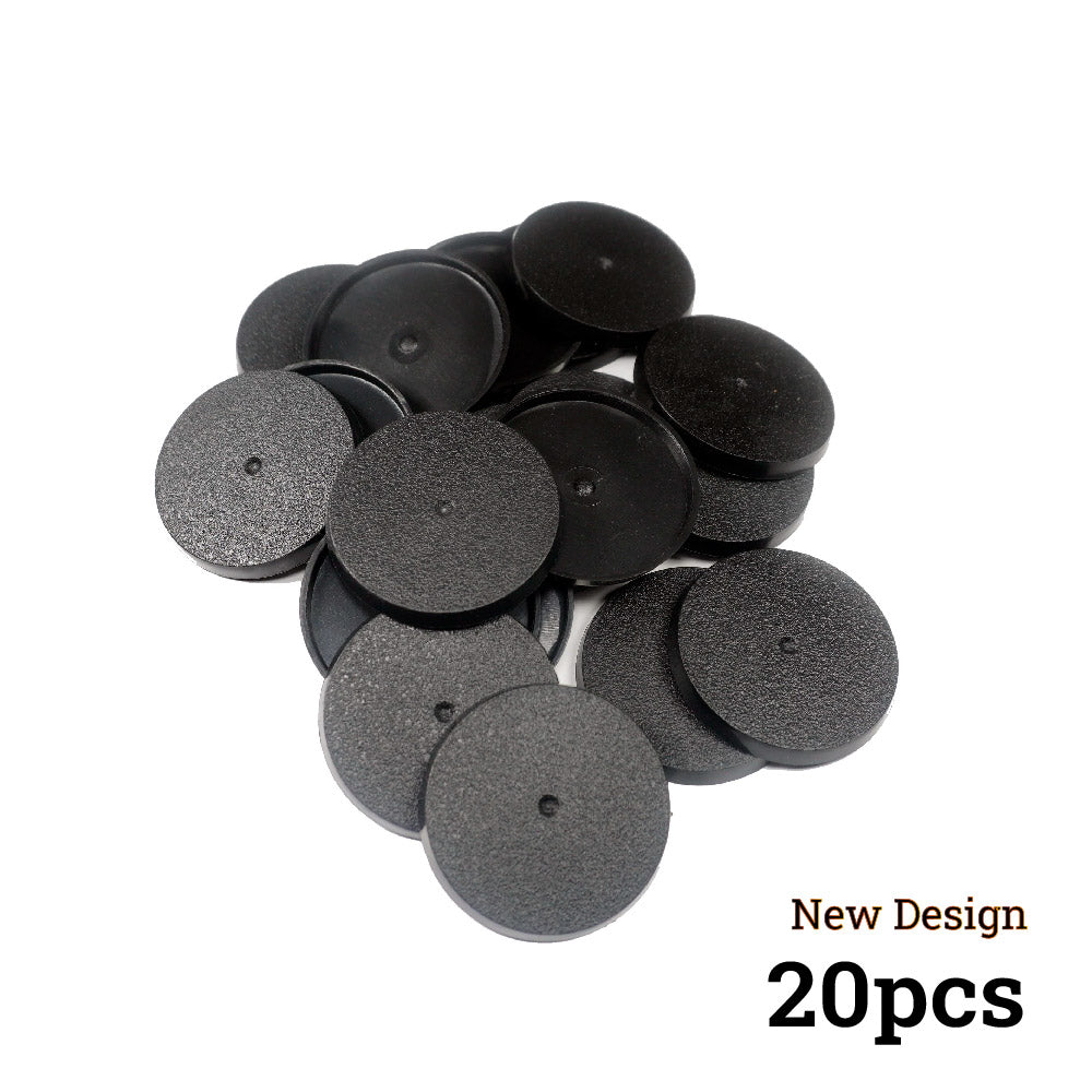 Precision-Molded 40mm Round Bases - Industrial Grade ABS Foundation for Elite Miniatures - Wargame Base World