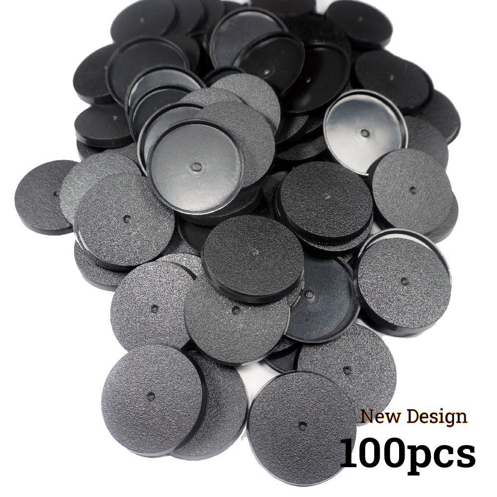 Precision-Molded 40mm Round Bases - Industrial Grade ABS Foundation for Elite Miniatures - Wargame Base World