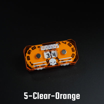 41x20mm Wounds Tracker - Wargame Base World