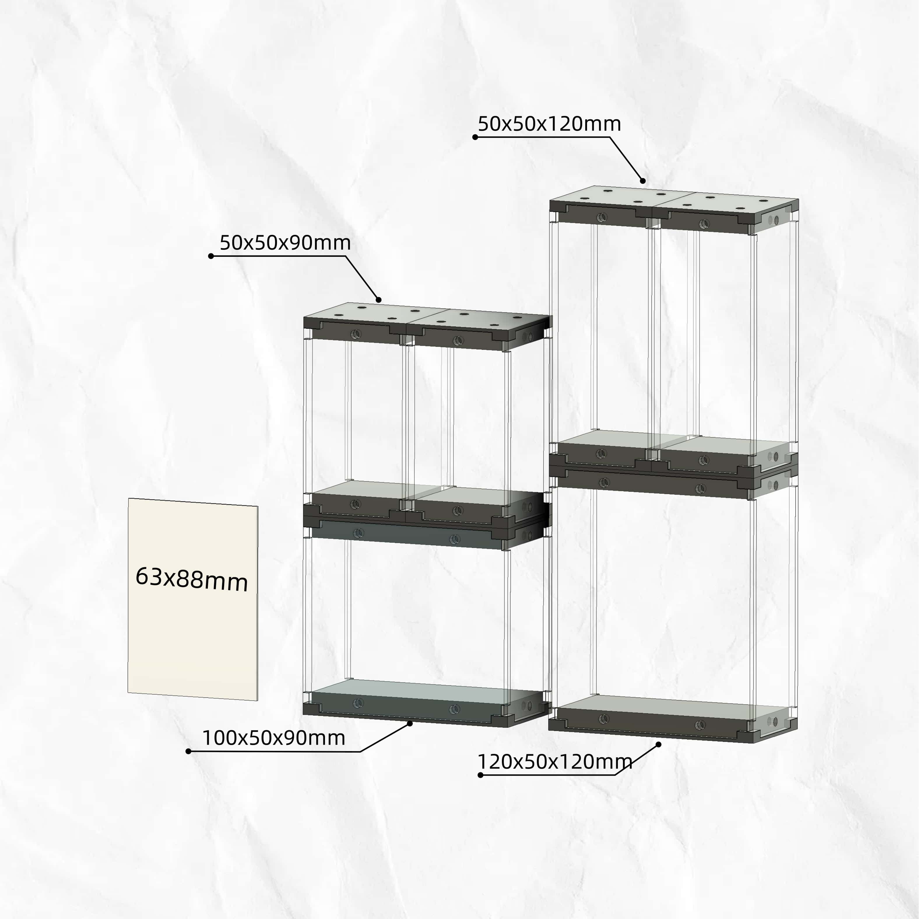 Miniature Acrylic Display Box. Lite