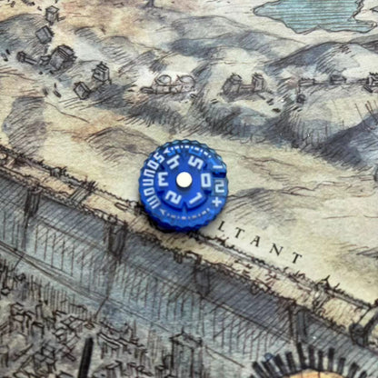 25mm 0-59 Wounds Tracker - Wargame Base World