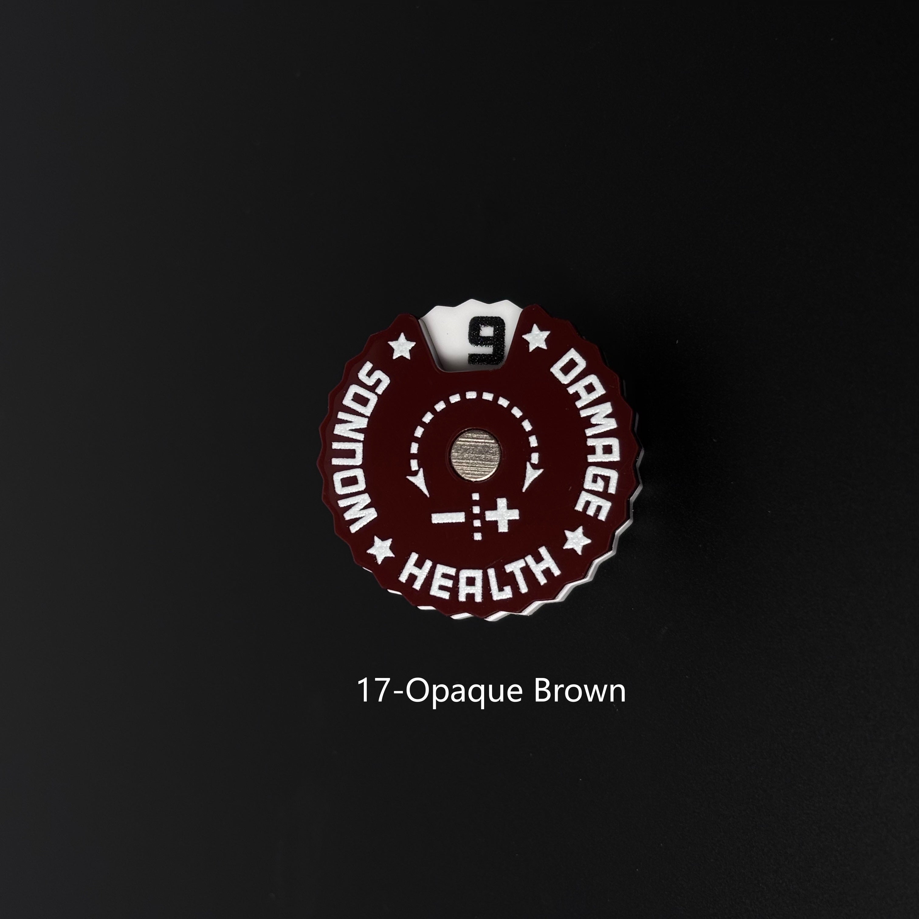 25mm 0-9 Wounds Tracker