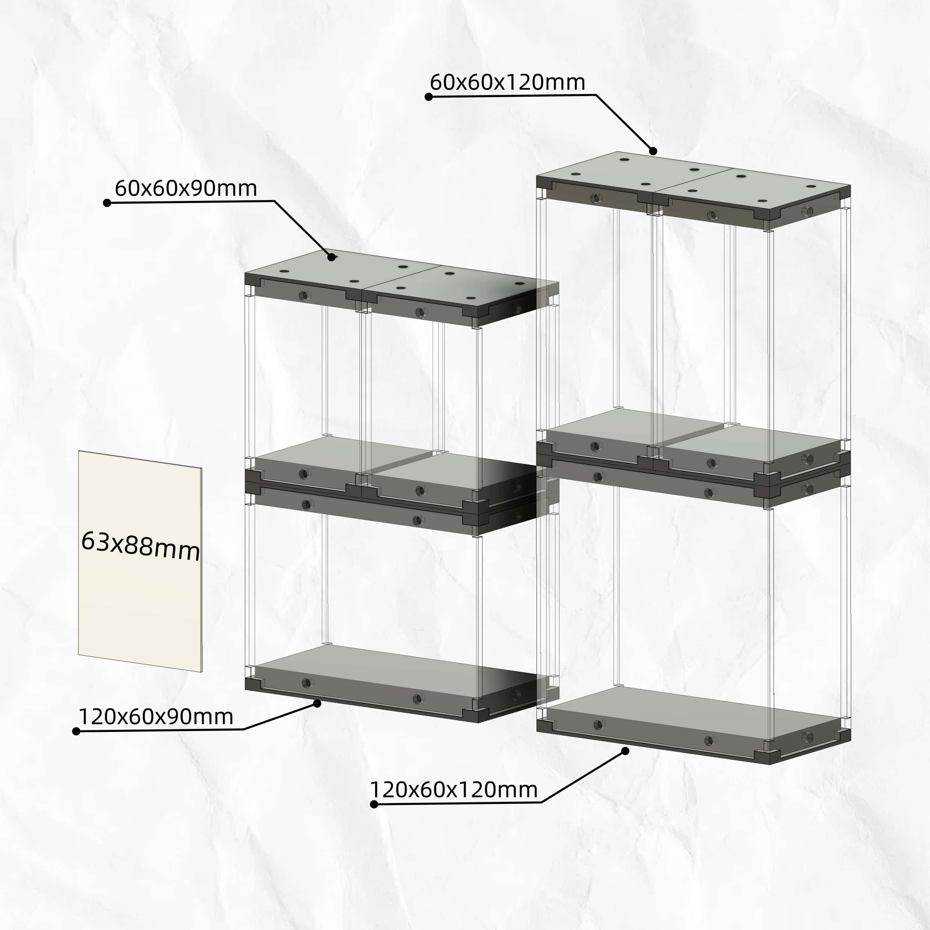 Miniature Acrylic Display Box. Lite