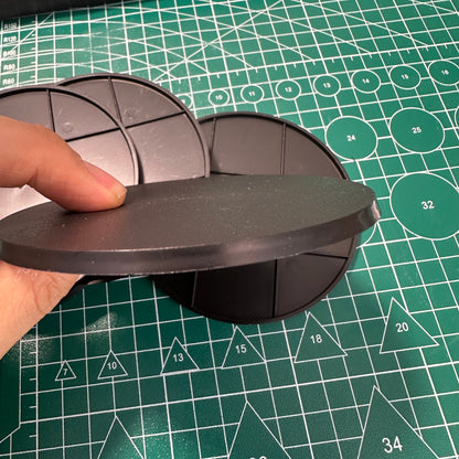 Round bases - 100mm round bases - Wargame Base World