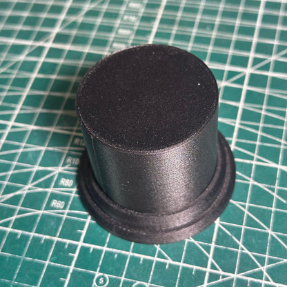 PETG Carbon Fiber Miniature Display Stand - Multiple Sizes & Heights | Wargame Base World - Wargame Base World