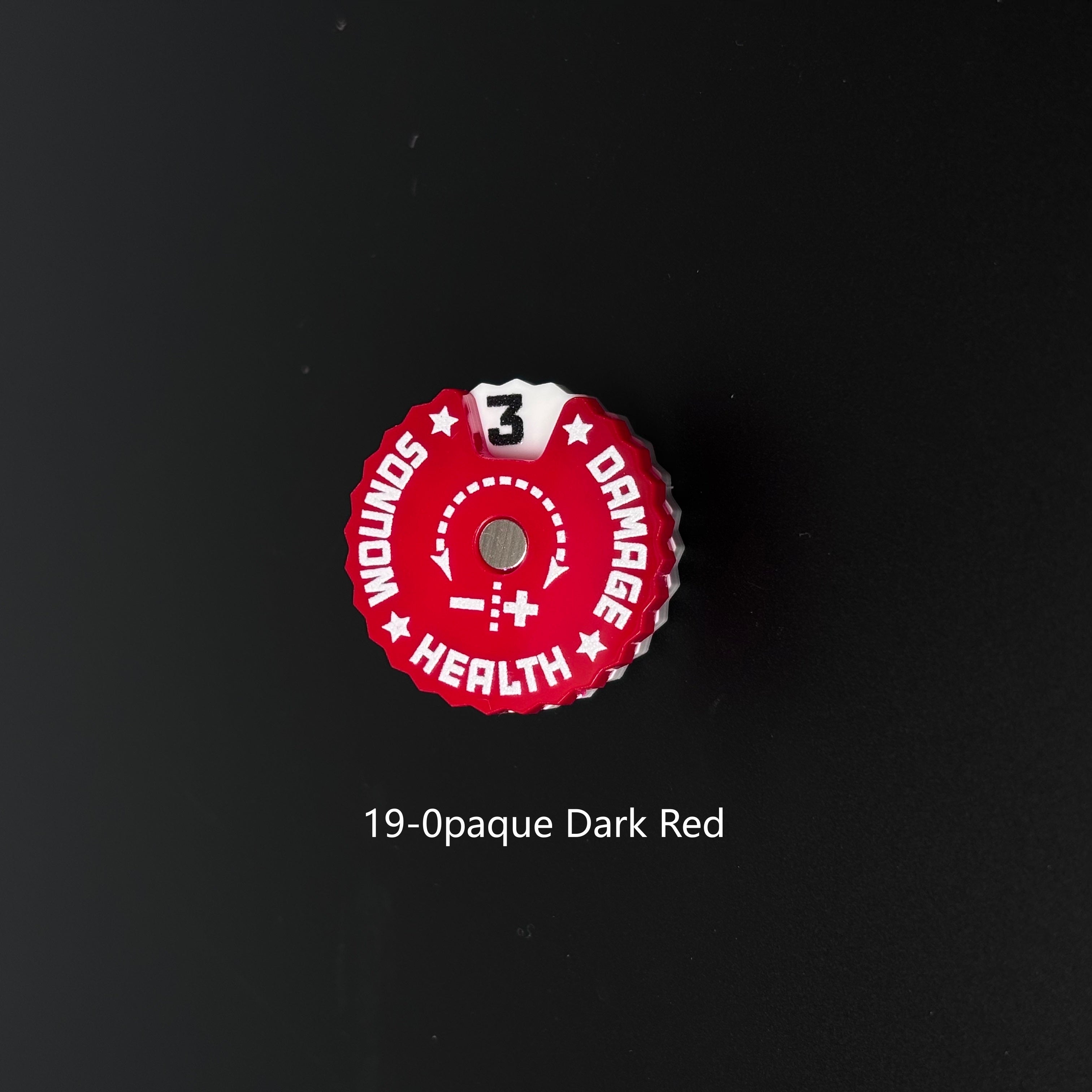 25mm 0-9 Wounds Tracker