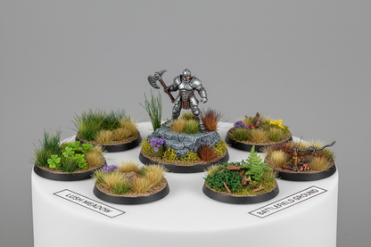 10mm 23 Round Tufts for Miniature Basing