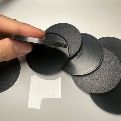 Plastic 60mm Round Bases For 3D print Miniature - Wargame Base World