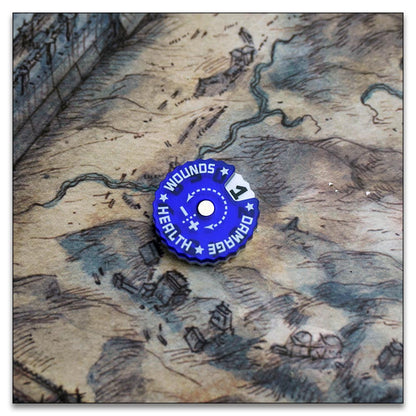 25mm 0-9 Wounds Tracker - Wargame Base World