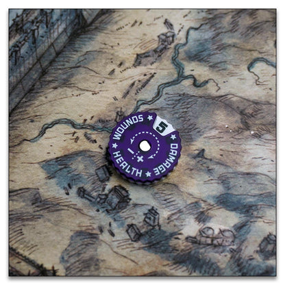 25mm 0-9 Wounds Tracker - Wargame Base World