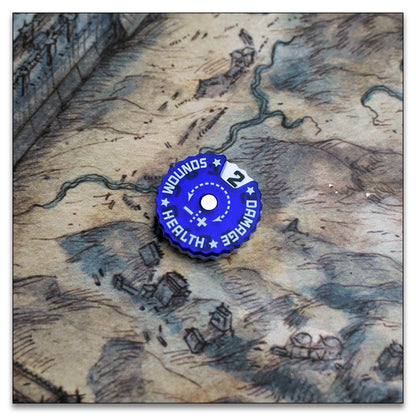 25mm 0-9 Wounds Tracker - Wargame Base World