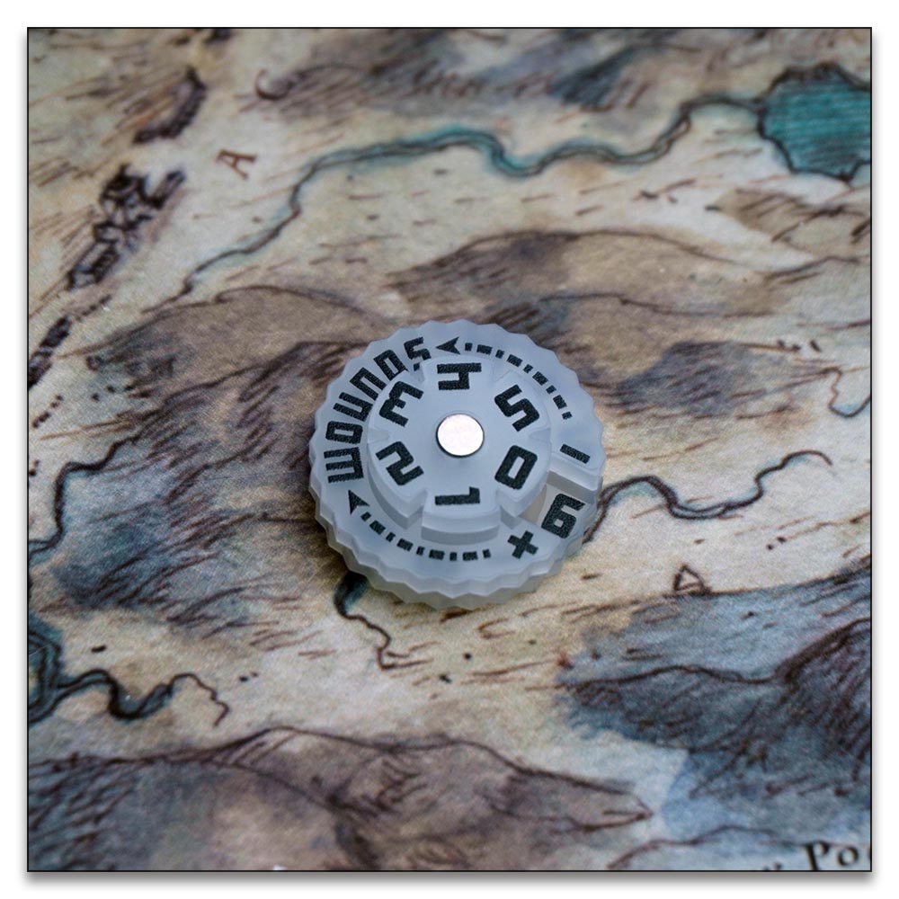 25mm 0-59 Wounds Tracker - Wargame Base World