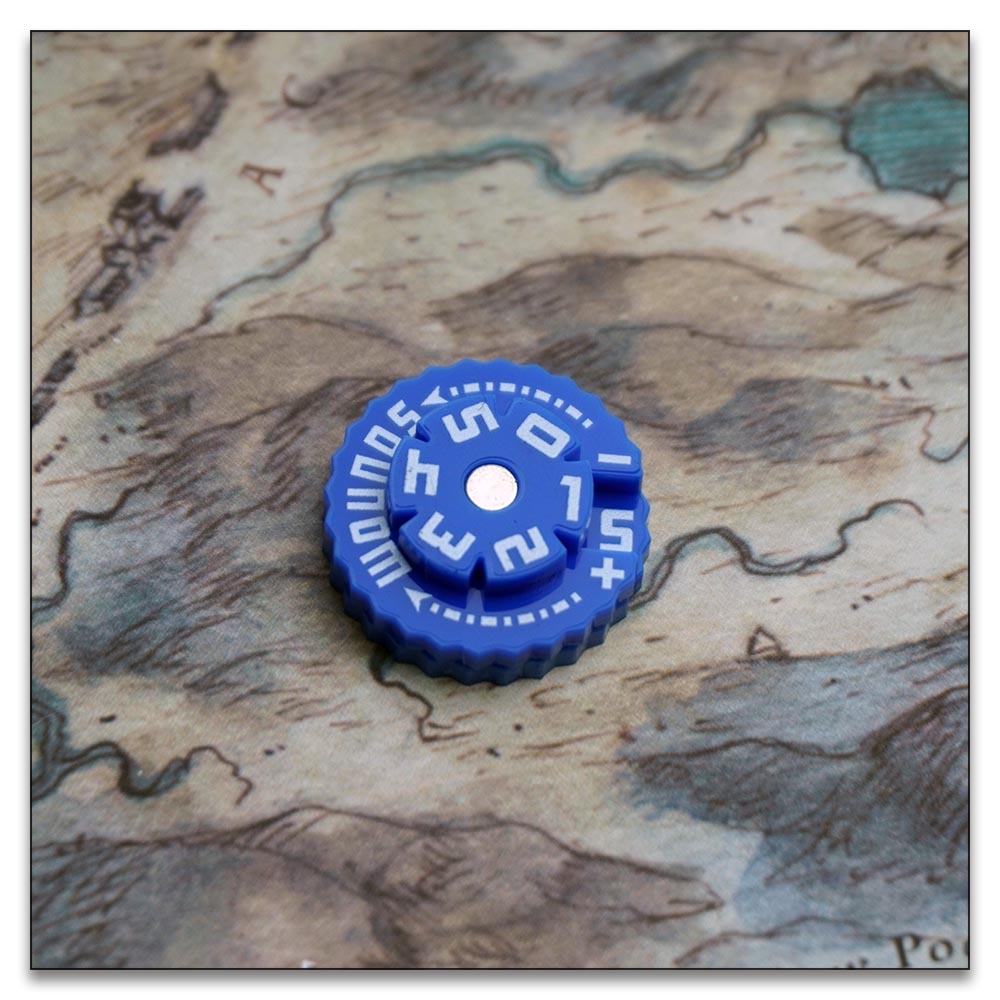 25mm 0-59 Wounds Tracker - Wargame Base World