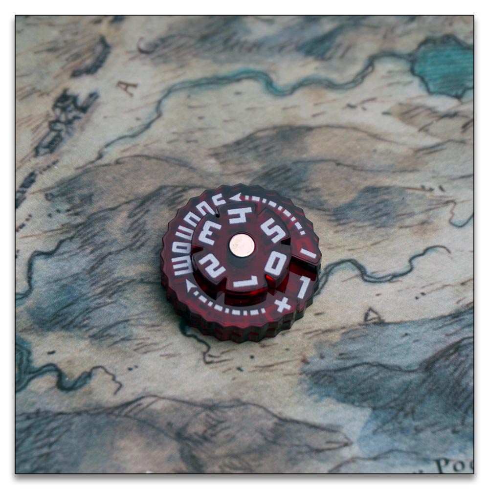 25mm 0-59 Wounds Tracker - Wargame Base World