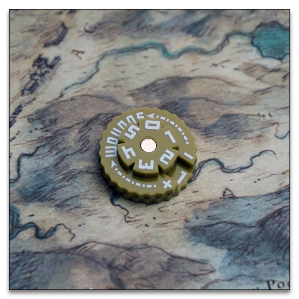 25mm 0-59 Wounds Tracker - Wargame Base World