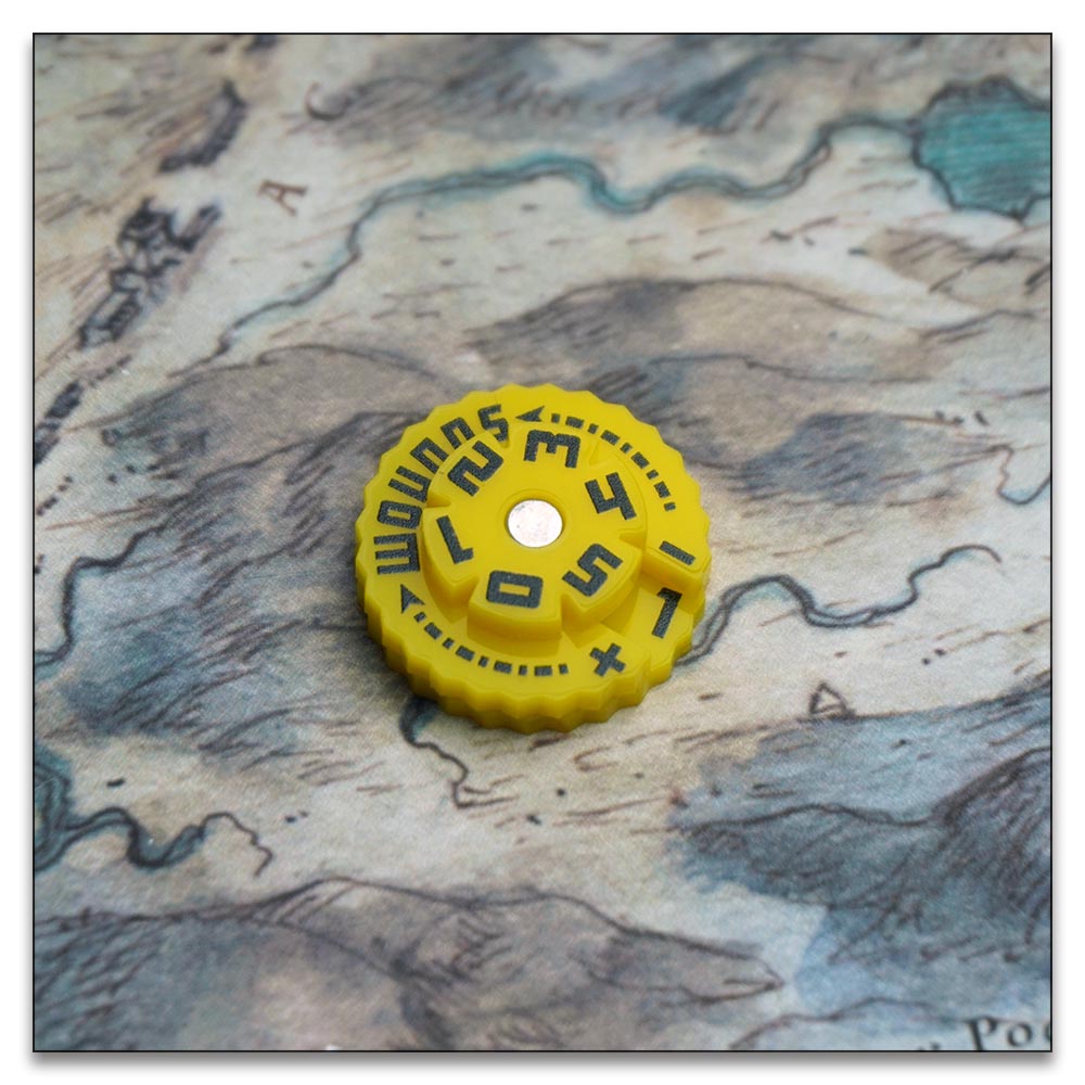 25mm 0-59 Wounds Tracker - Wargame Base World